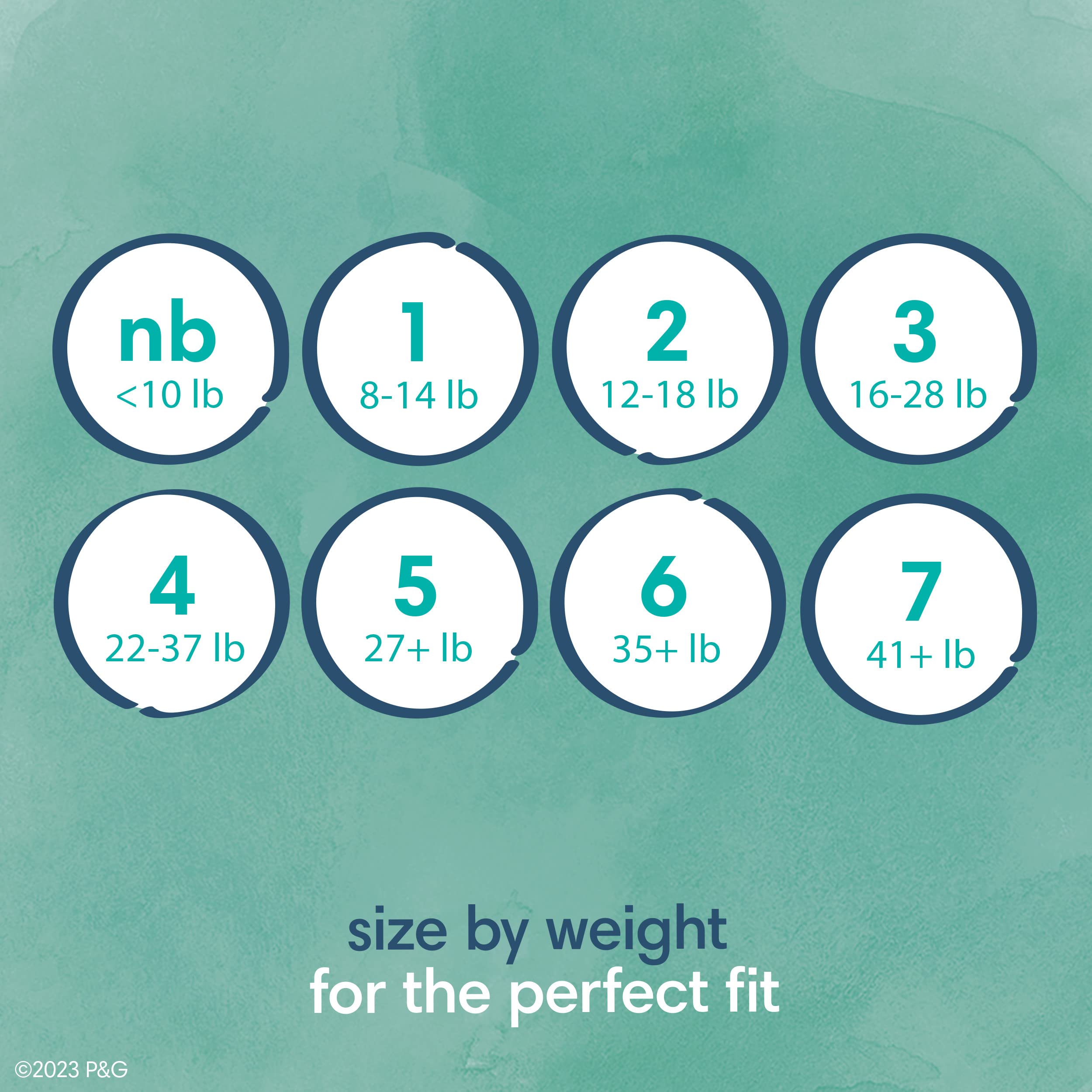 Pampers Pure Protection Diapers - Size 2, 120 Count, Hypoallergenic Premium Disposable Baby Diapers - Image 3