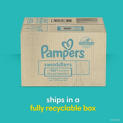 Pampers Swaddlers Diapers - Size 4, 150 Count, Ultra Soft Disposable Baby Diapers - Image 9