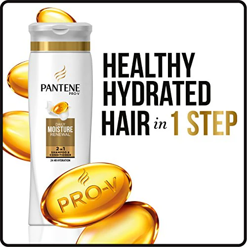 Pantene Pro-V Daily Moisture Renewal 2 in 1 Shampoo & Conditioner 20.1 fl oz - Image 5