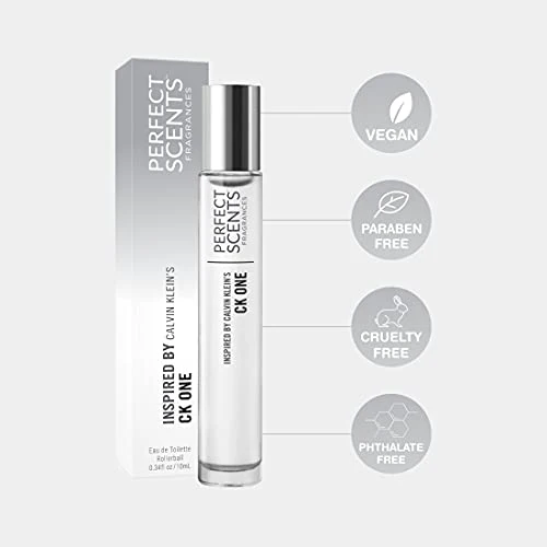 Perfect Scents Fragrances | Inspired by Calvin Klein’s CK One | Rollerball | Women’s Eau de Toilette | Vegan, Paraben Free, Phthalate Free | Never Tested on Animals | 0.34 Fl Oz - Image 5