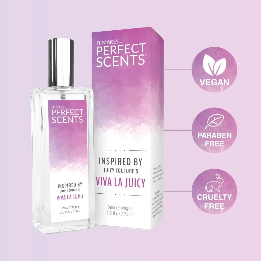 Perfect Scents Fragrances | Inspired by Juicy Couture’s Viva La Juicy| Women’s Eau de Toilette | Vegan, Paraben Free | Never Tested on Animals | 2.5 Fluid Ounces - Image 5