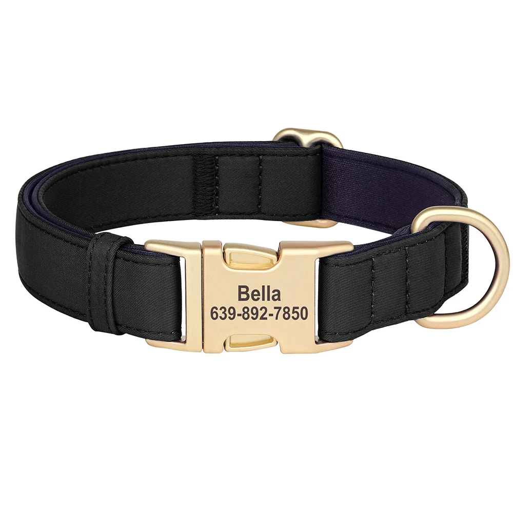 Personalized Nylon Dog Collar Mesh Breathable Padded Dog Collars Custom Pet ID Collars Waterproof Necklace for Small Medium Dogs - Image 8