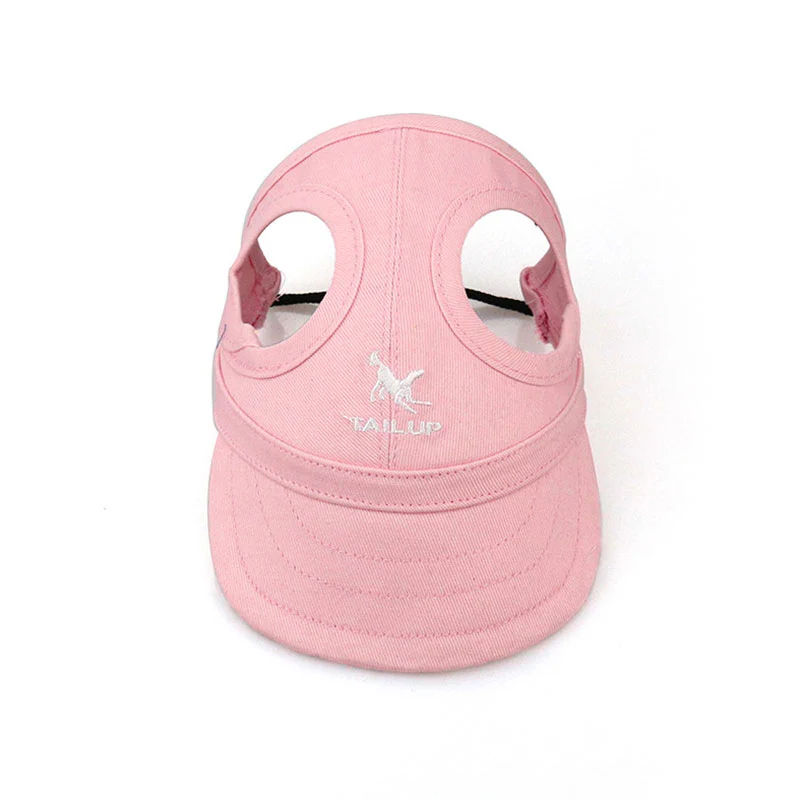 Pet Baseball Caps Cute Dog Sun Hats Puppy Wear-resistant Peaked Cap Summer Outdoor Sun-proof Universal Solid Oxford Caps - Image 12