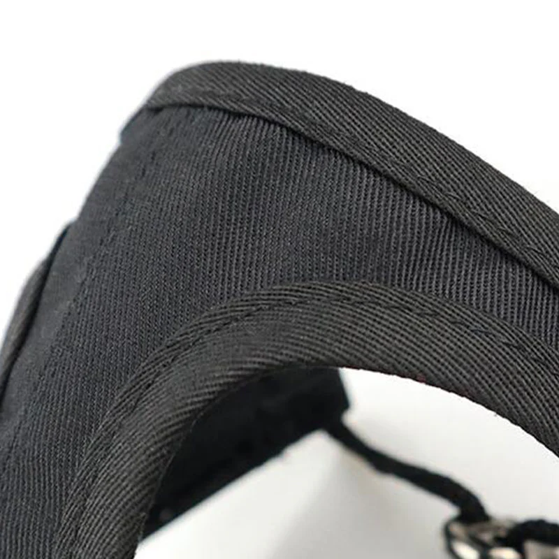 Pet Baseball Caps Cute Dog Sun Hats Puppy Wear-resistant Peaked Cap Summer Outdoor Sun-proof Universal Solid Oxford Caps - Image 8