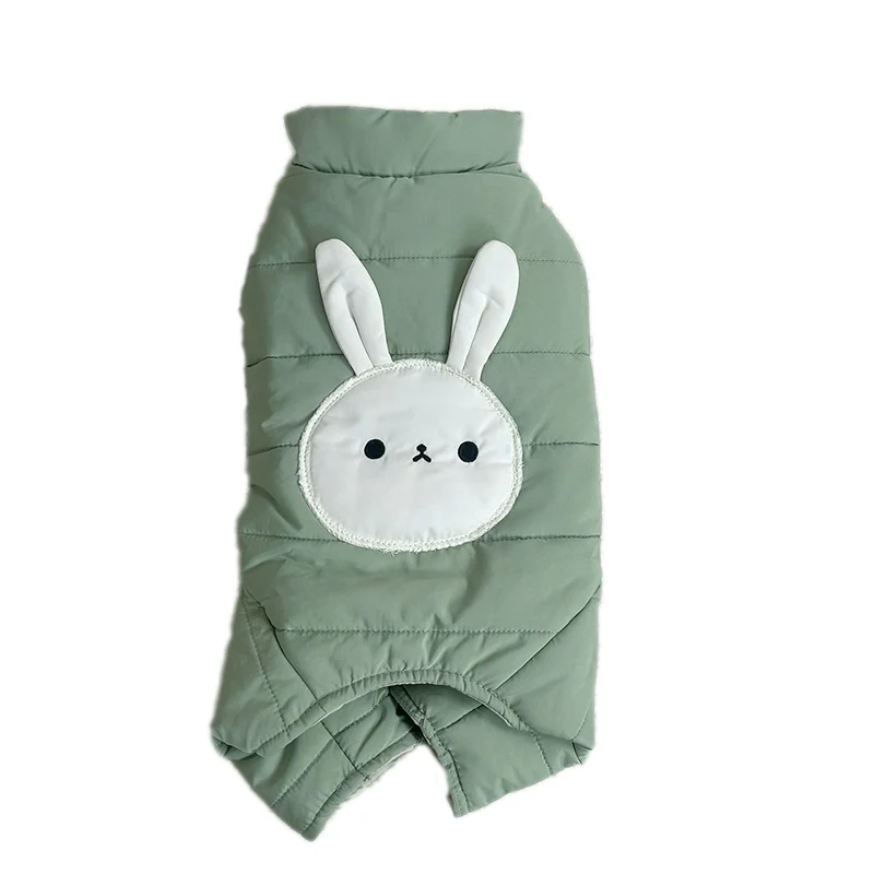 Pet Clothes Fall and Winter New Arrival Cotton and Thickening Four-Foot Pants Teddy Bichon Dog Cat Warm Cotton Coat Jacket - Image 5