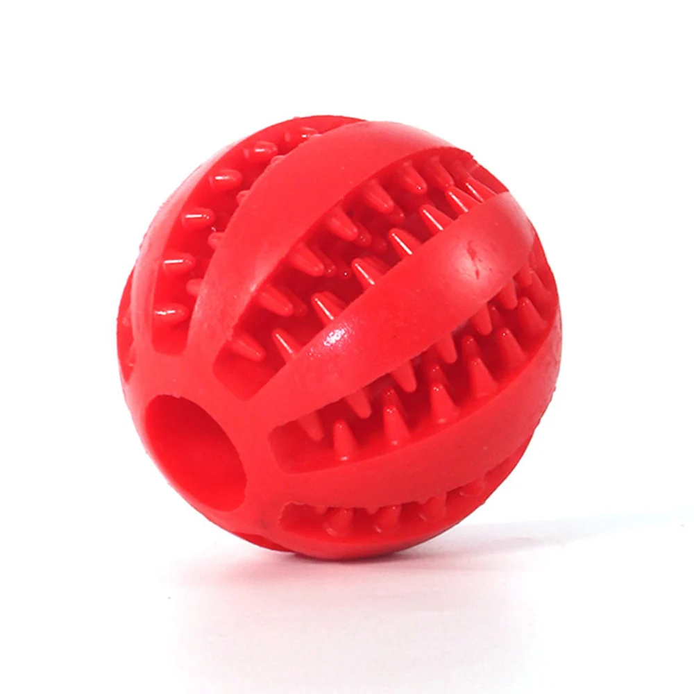 Pet Dog Toy Interactive Rubber Balls for Small Large Dogs Puppy Cat Chewing Toys Pet Tooth Cleaning Indestructible Dog Food Ball - Image 2