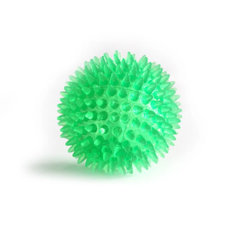 Pet Dog Toys Cat Puppy Sounding Toy Polka Squeaky Tooth Cleaning Ball TPR Training Pet Teeth Chewing Toy Thorn Balls Accessories - Image 6