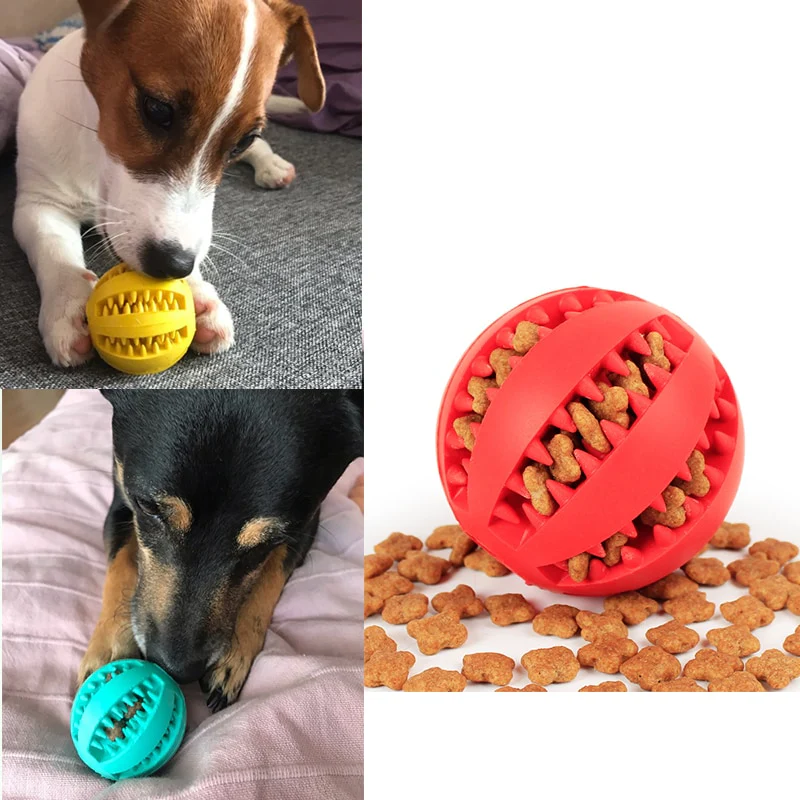 Pet Dog Toys Stretch Rubber Leaking Ball Pet Cat Dog Interactive Toy Pet Cat Dog Chew Toys Tooth Cleaning Balls puppy toys - Image 12