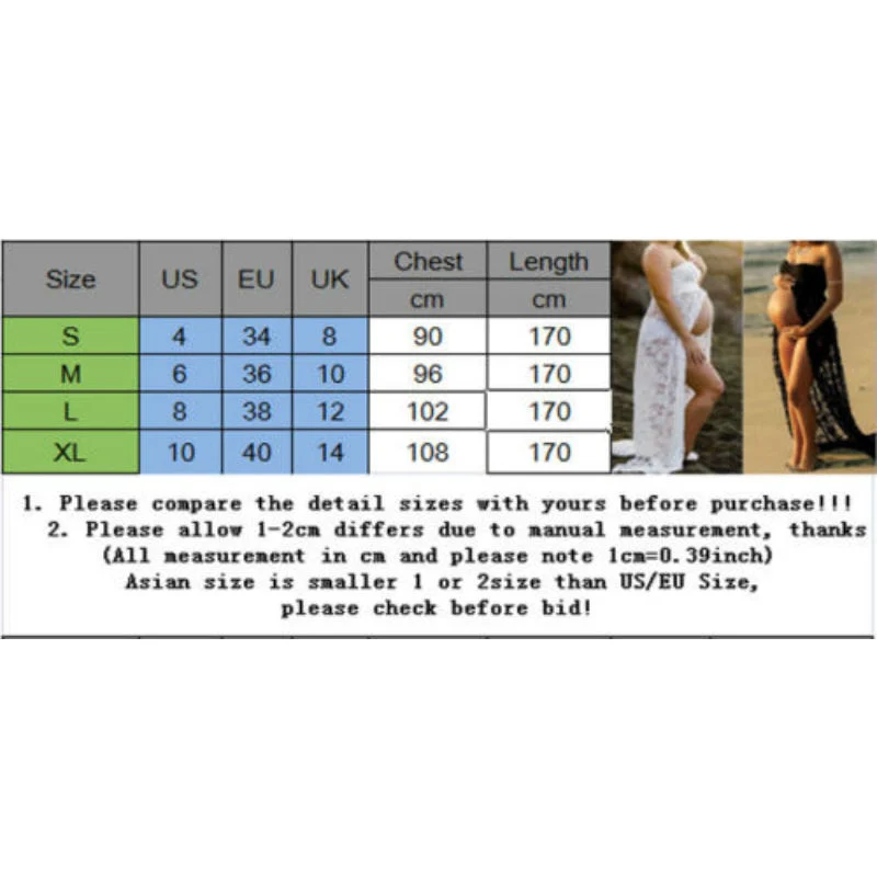 Photography Props Sexy Maternity Dress Sleeveless Strapless Lace Maxi Gown Pregnant Dresses for Photo Shoot Summer Dress - Image 8