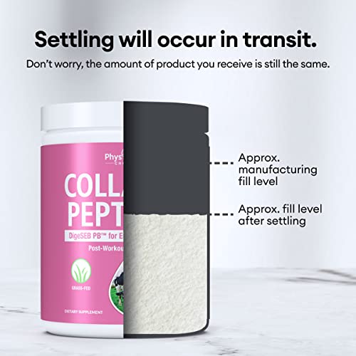 Physician's CHOICE Collagen Peptides Powder w/Digestive Enzymes - Hydrolyzed Protein - Type I & III - Keto Collagen Powder for Women & Men - Hair, Skin, Joints, Workout Recovery - Grass Fed - Non-GMO - Image 7