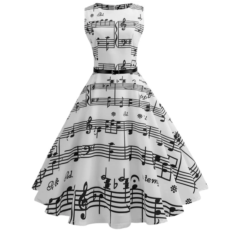 Plaid Print Vintage Dress Women Summer Floral Swing Party Dresses Hepburn 50s 60s Retro Elegant Robe feminino Vestidos - Image 11
