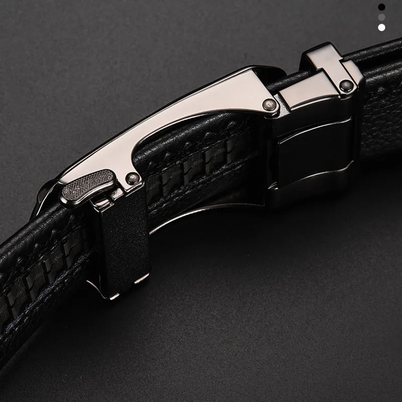 Plus LONG Size 130 140 150 160 170 180cm Belt for Men Famous Brand Designer Automatic Buckle Wast Straps Belt Genuine Leather - Image 5