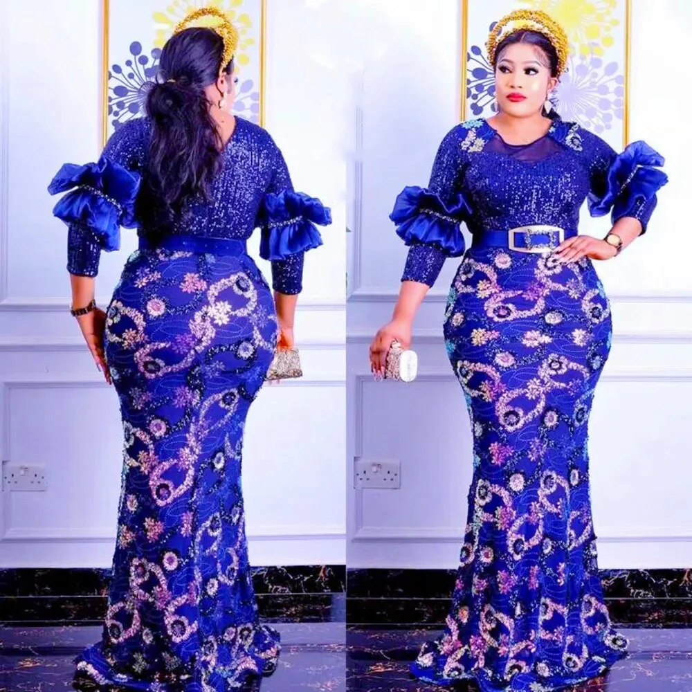 Plus Size African Party Long Dresses for Women 2023 New Dashiki Ankara Sequin Evening Gowns Turkey Outfits Robe Africa Clothing - Image 10