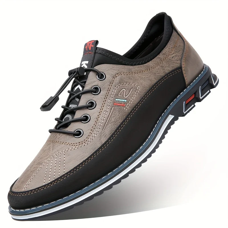 PLUS SIZE Non Slip Men's Casual Shoes With Adjustable Buckle, Comfy Soft Sole For Outdoor Activities - Image 11