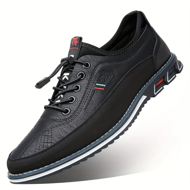 PLUS SIZE Non Slip Men's Casual Shoes With Adjustable Buckle, Comfy Soft Sole For Outdoor Activities - Image 12