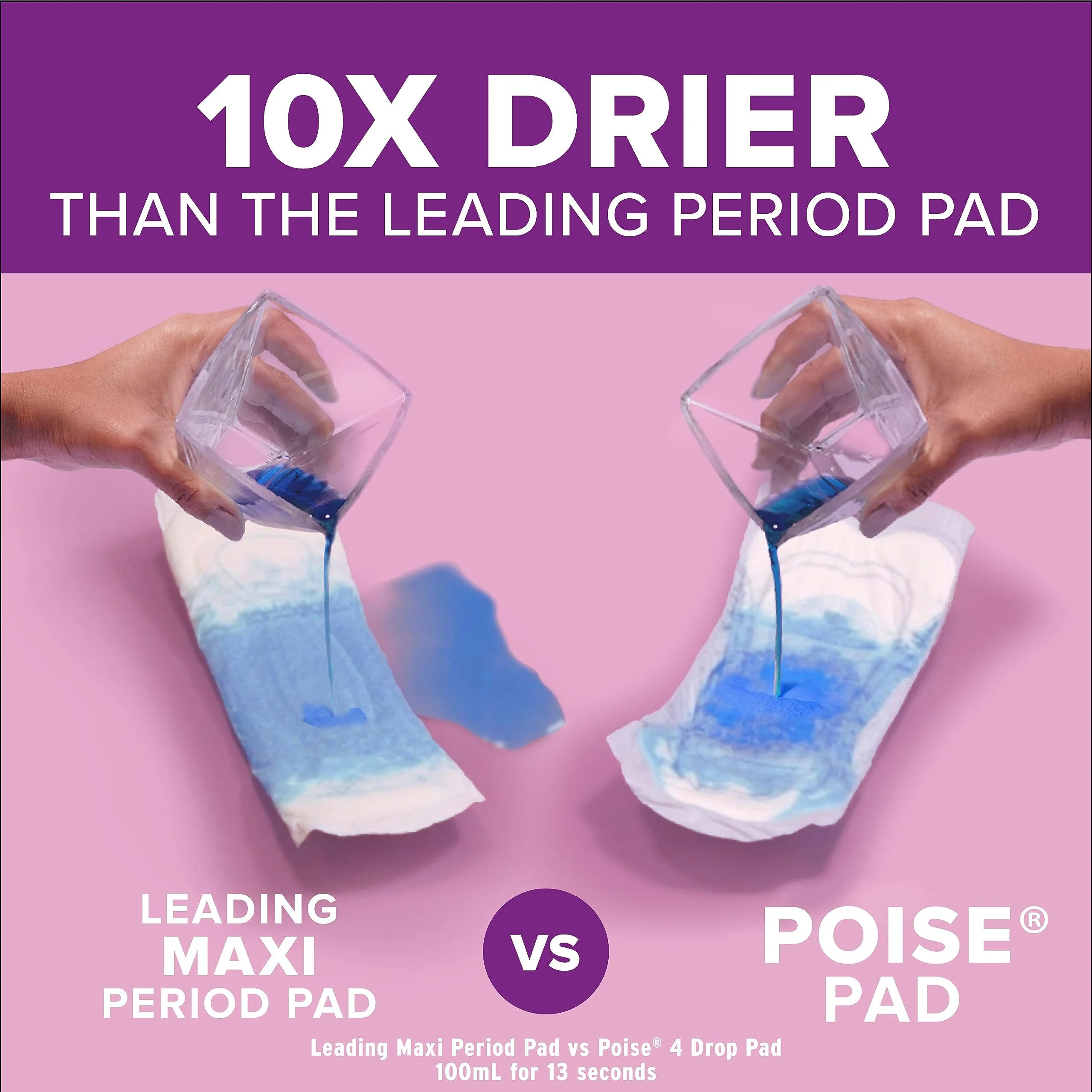 Poise Incontinence Pads & Postpartum Incontinence Pads, 6 Drop Ultimate Absorbency, Regular Length, 112 Count (2 Packs of 56), Packaging May Vary - Image 5