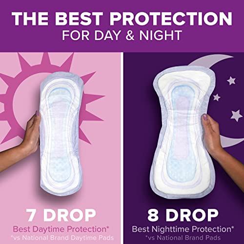 Poise Incontinence Pads & Postpartum Incontinence Pads, 7 Drop Ultra Absorbency, Long Length, 39 Count, Packaging May Vary - Image 5