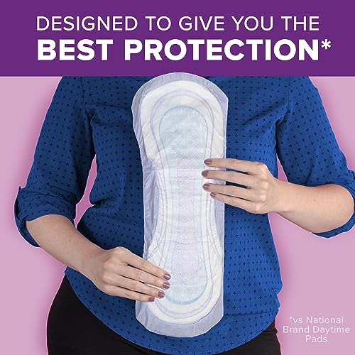Poise Incontinence Pads & Postpartum Incontinence Pads, 7 Drop Ultra Absorbency, Long Length, 39 Count, Packaging May Vary - Image 7
