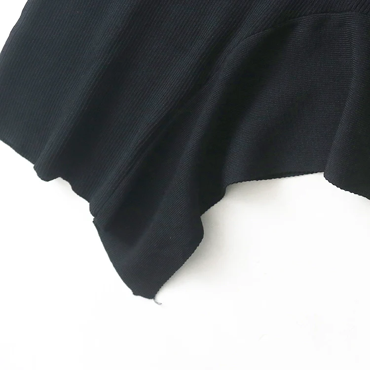 Polo Export Long Sleeves Irregular Knitting Dress - Image 3