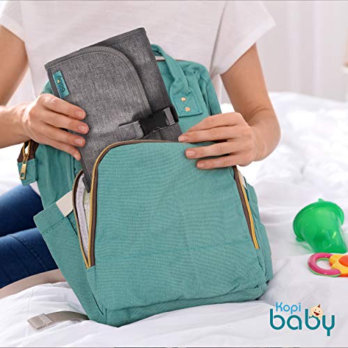 Portable Diaper Changing Pad, Portable Changing pad for Newborn Girl & Boy - Baby Changing Pad with Smart Wipes Pocket – Waterproof Travel Changing Kit - Baby Gift by Kopi Baby - Image 3