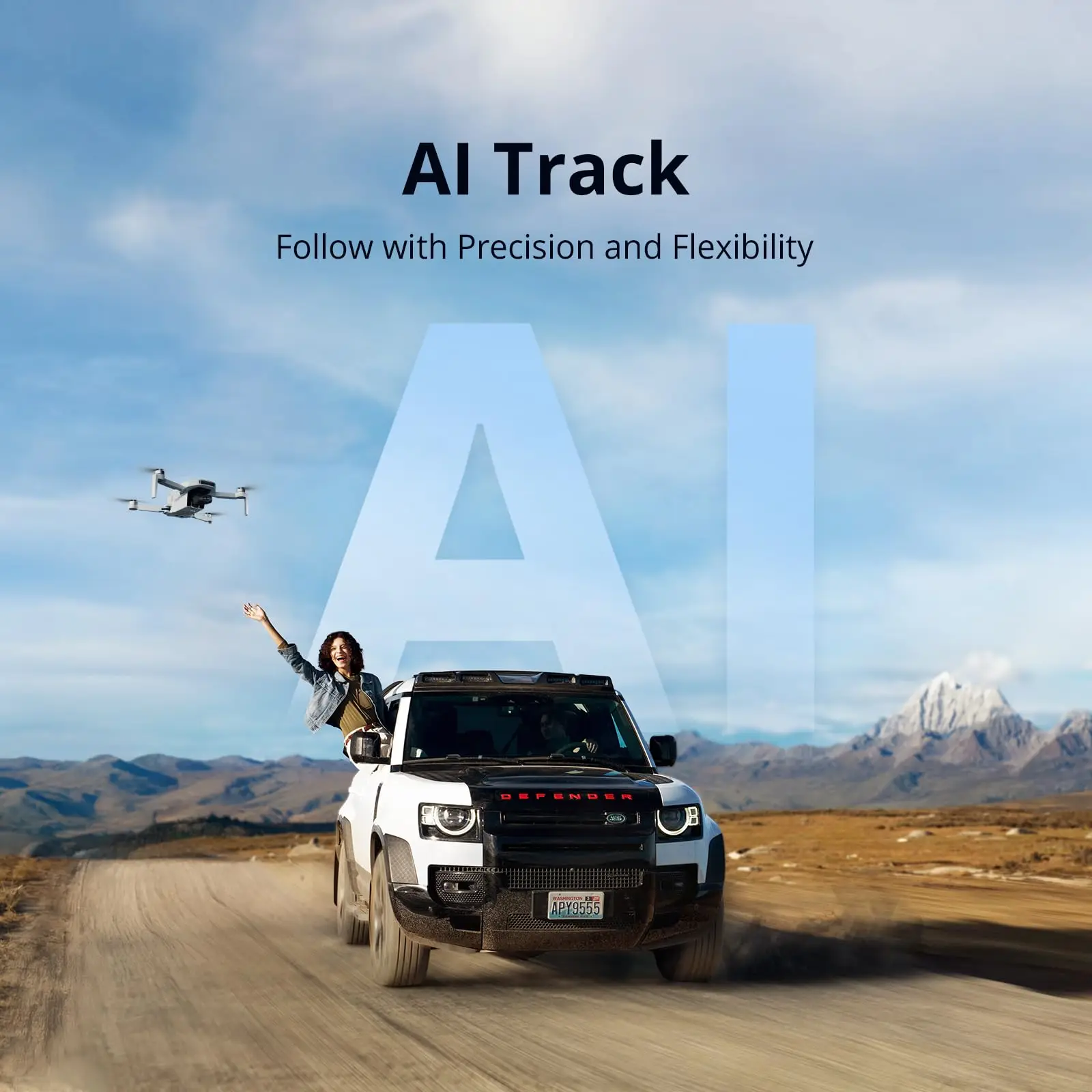 Potensic Original ATOM 2 Drone with PTD 1 Remote Control for Adults 4K Video, 8K Photo, 10KM, Vertical Shooting, AI Night Track - Image 5