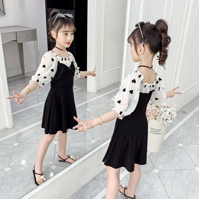 Princess Dress Summer Fashionable Girl Heart Thin Children's Clothing - Image 6