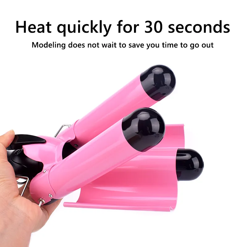 Professional Hair Curling Iron Ceramic Triple Barrel Hair Curler Irons Hair Wave Waver Styling Tools Hair Styler Wand - Image 4