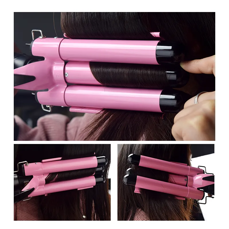 Professional Hair Curling Iron Ceramic Triple Barrel Hair Curler Irons Hair Wave Waver Styling Tools Hair Styler Wand - Image 6