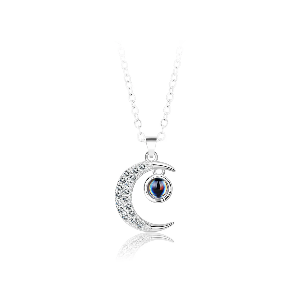 Projection Necklace 100 Languages I Love You Pendant Jewelry For Lover Girlfriend 2023 Trendy Couple Romantic Cute Accessories - Image 21
