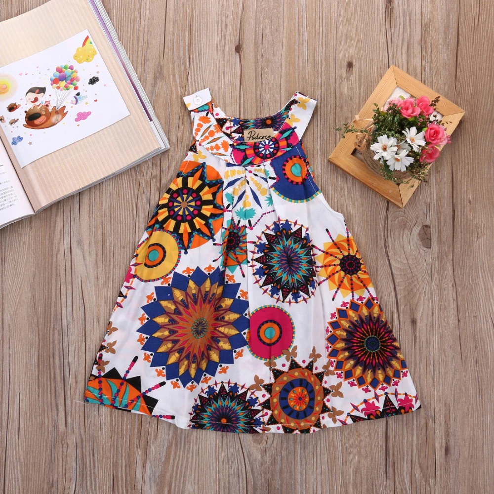 Pudcoco US Stock Baby Girls Dress NEW Toddler Baby Flower Dress Girls Mini Princess Dress girl formal dress - Image 4