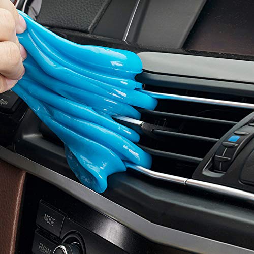 PULIDIKI Car Cleaning Gel Universal Detailing Kit Automotive Dust Car Crevice Cleaner Slime Auto Air Vent Interior Detail Removal for Car Putty Cleaning Keyboard Cleaner Car Accessories Blue - Image 7