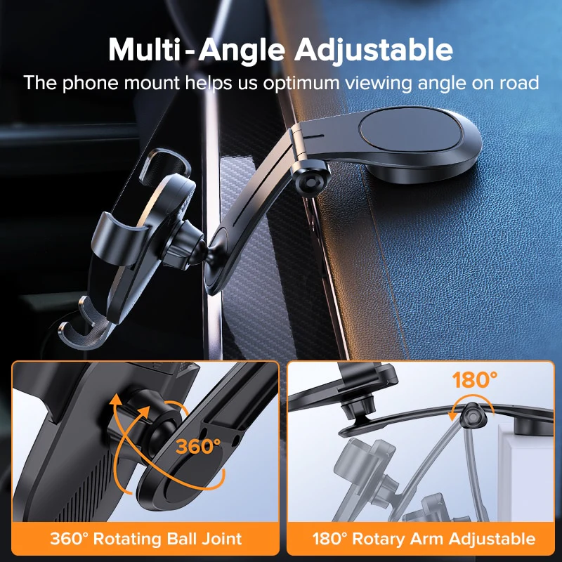 QOOVI Car Phone Holder Cell Phone Stand Smartphone Mount Gravity No Magnetic Support For iPhone 14 13 12 X Xiaomi Samsung Huawei - Image 6