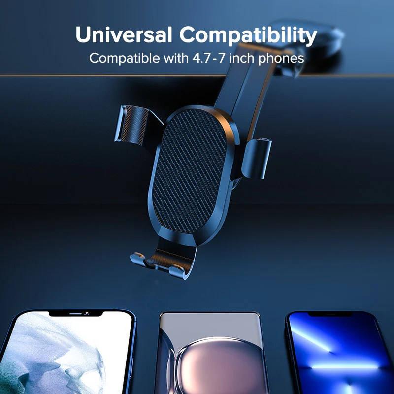 QOOVI Car Phone Holder Cell Phone Stand Smartphone Mount Gravity No Magnetic Support For iPhone 14 13 12 X Xiaomi Samsung Huawei - Image 8