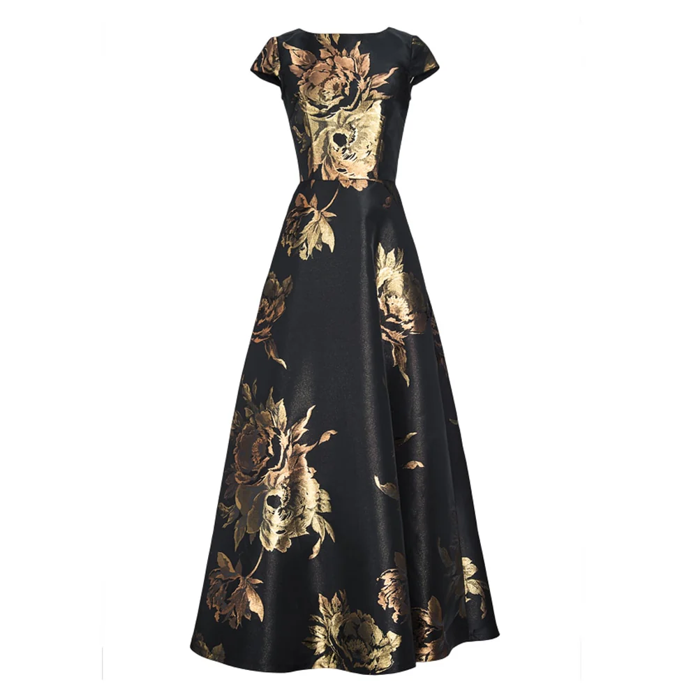 Quality New Women's Summer Long Maxi Dress Causul Elegant Ladies Boho Floral Jacquard Fashion Party Clothing Vestidos - Image 3