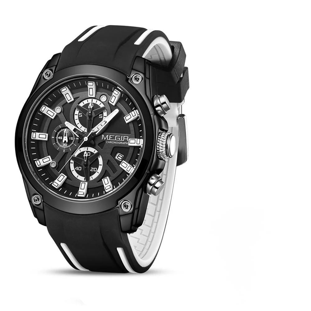 Quartz Watch For Men Original Blue Sport Top Luxury Chronograph WristWatch Military Luminous Big Dial Men Watch Reloj Hombre - Image 3
