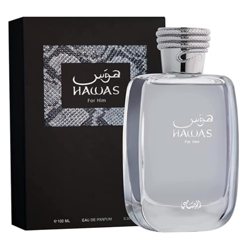 RASASI Hawas for Men EDP, Long-Lasting Pour Homme Spray, Aquatic Scent Designed to Embody Masculine Strength and Vigor, Signature Bottle, 3.4 OZ - Image 3