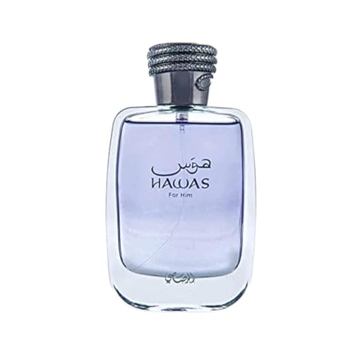 RASASI Hawas for Men EDP, Long-Lasting Pour Homme Spray, Aquatic Scent Designed to Embody Masculine Strength and Vigor, Signature Bottle, 3.4 OZ - Image 4