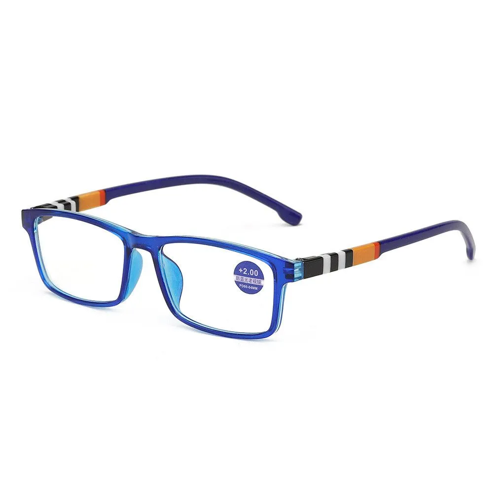 Reading Glasses Men Women Sports Anti-blue Light Reading Eyewear Black Red TR90 Frame Presbyopia Eyeglasses +100 to+400 glasses - Image 11