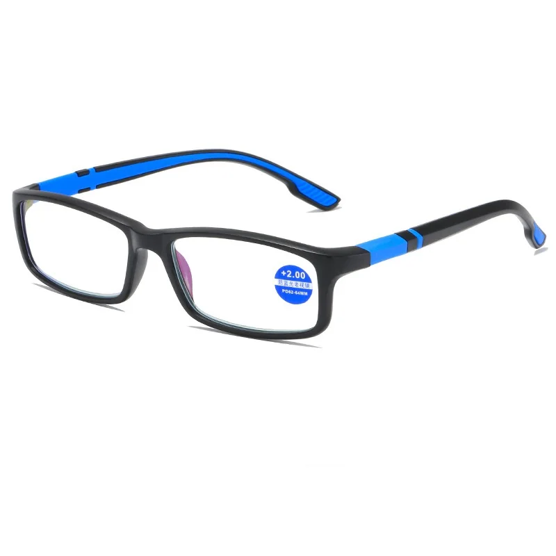 Reading Glasses Men Women Sports Anti-blue Light Reading Eyewear Black Red TR90 Frame Presbyopia Eyeglasses +100 to+400 glasses - Image 13