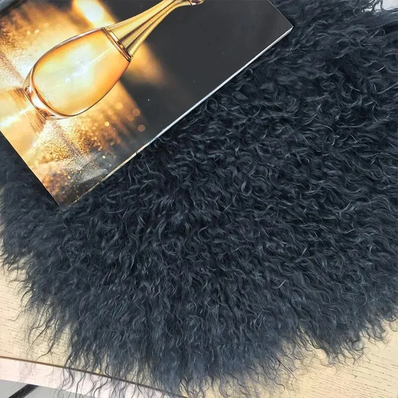Real Mongolian Fur Jacket Mid-Length Ladies Tibetan Lamb Fur Coat Natural Sheepskin Coats For Women 2023 - Image 7