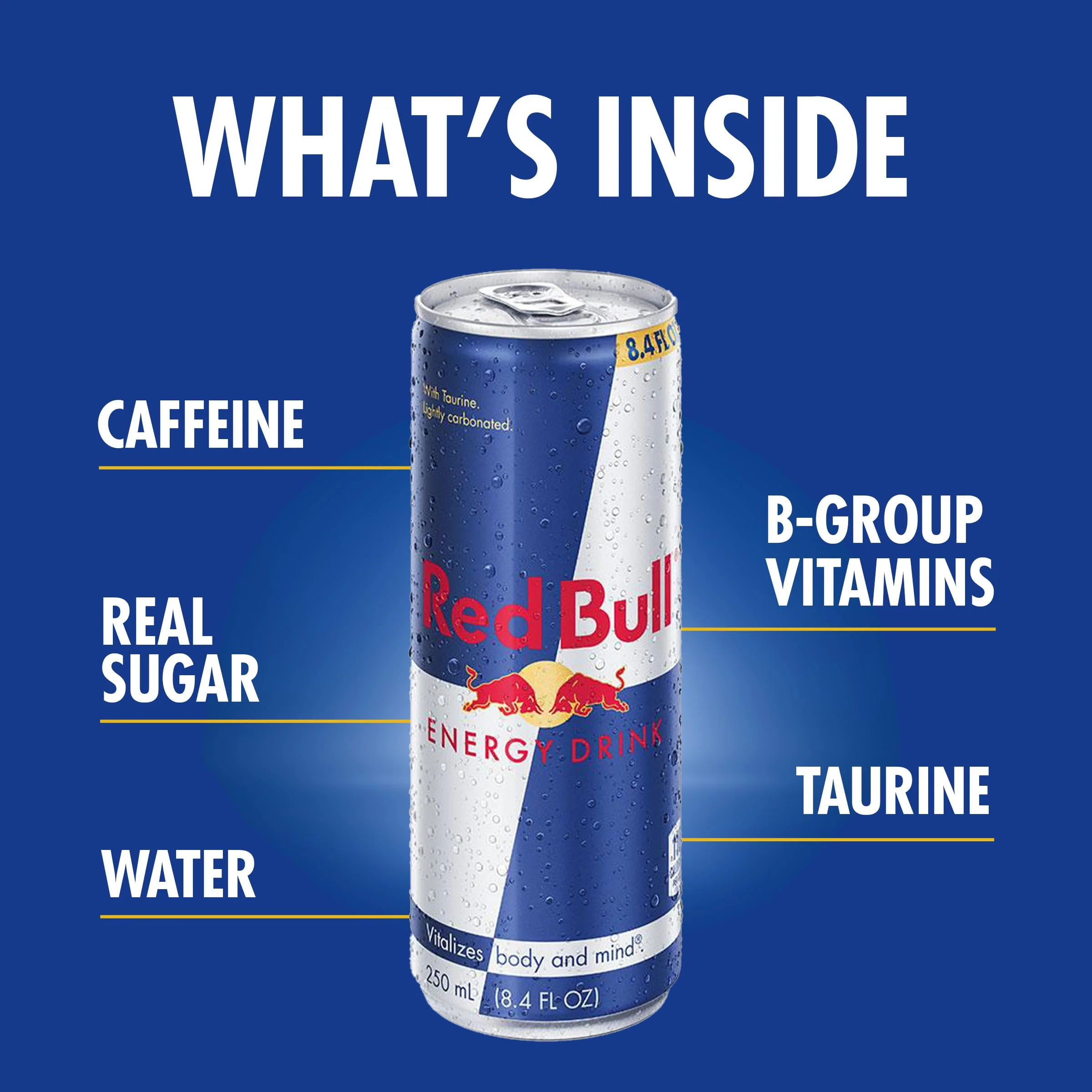 Red Bull Energy Drink, Original, 8.4 Fl Oz (Pack of 6) - Image 7