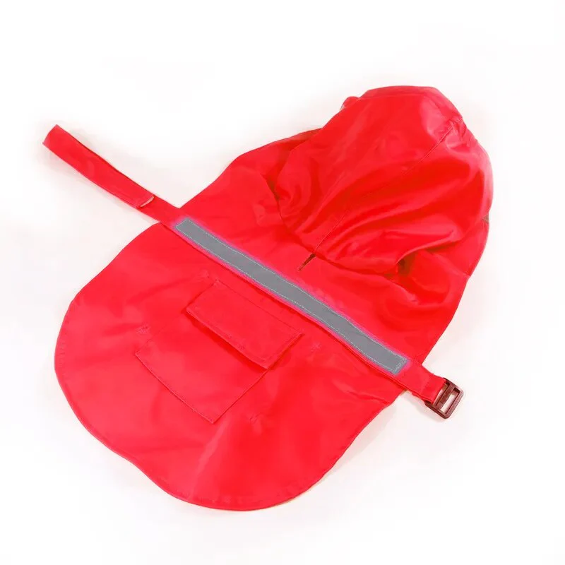 Reflective Tape Dog Raincoat Large Pet Coat Pets Clothes Dog Raincoat Teddy Bear Big Dog RainCoat Puppy Raincoat XS-XXXL - Image 12
