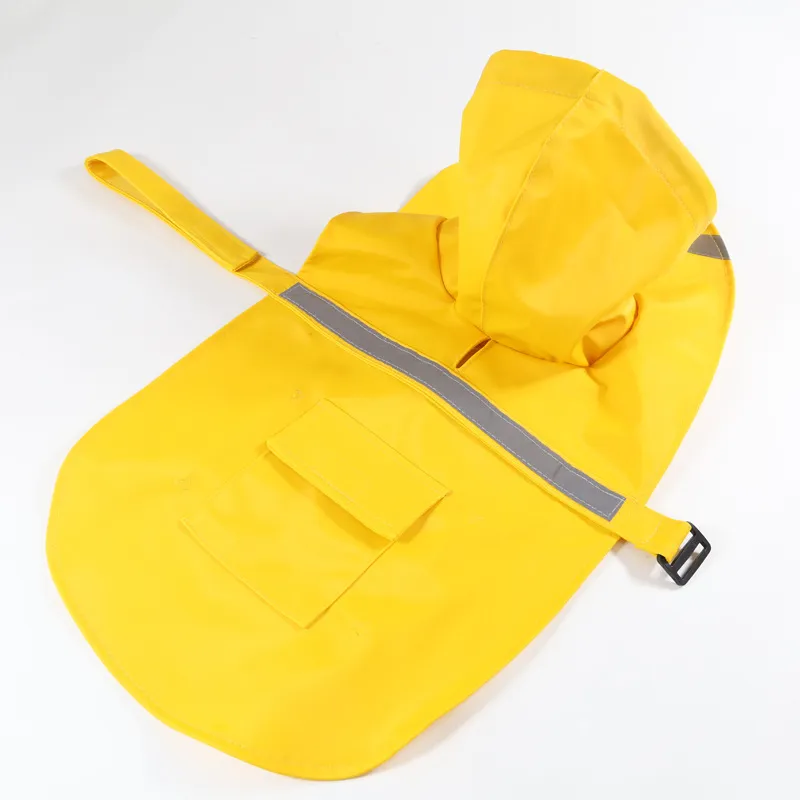 Reflective Tape Dog Raincoat Large Pet Coat Pets Clothes Dog Raincoat Teddy Bear Big Dog RainCoat Puppy Raincoat XS-XXXL - Image 8