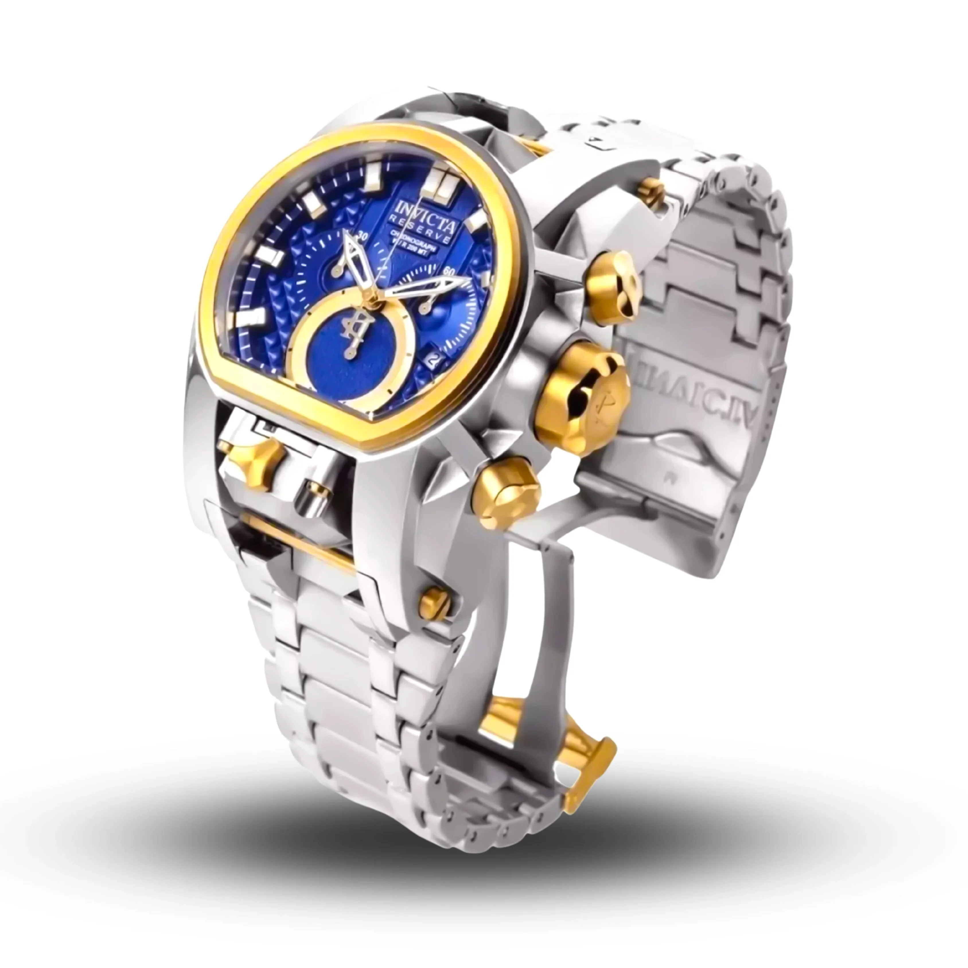Relógio Invicta Zeus Magnum Dourado Banhado a Ouro 18K A Prova D'água Masculino Enviado do Brasil + 2 Brindes - Image 8