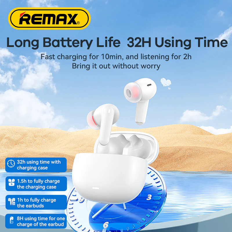 Remax Free Shipping ANC ENC Wireless Earbuds Audifonos Bluetooth Earphone in-ear Headphones - Image 5