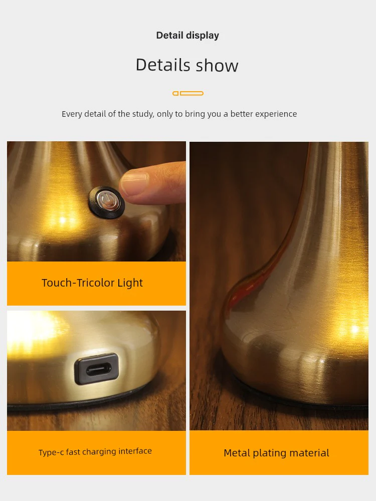 Retro Bar Charging Outdoor Desktop Lamp - Image 4