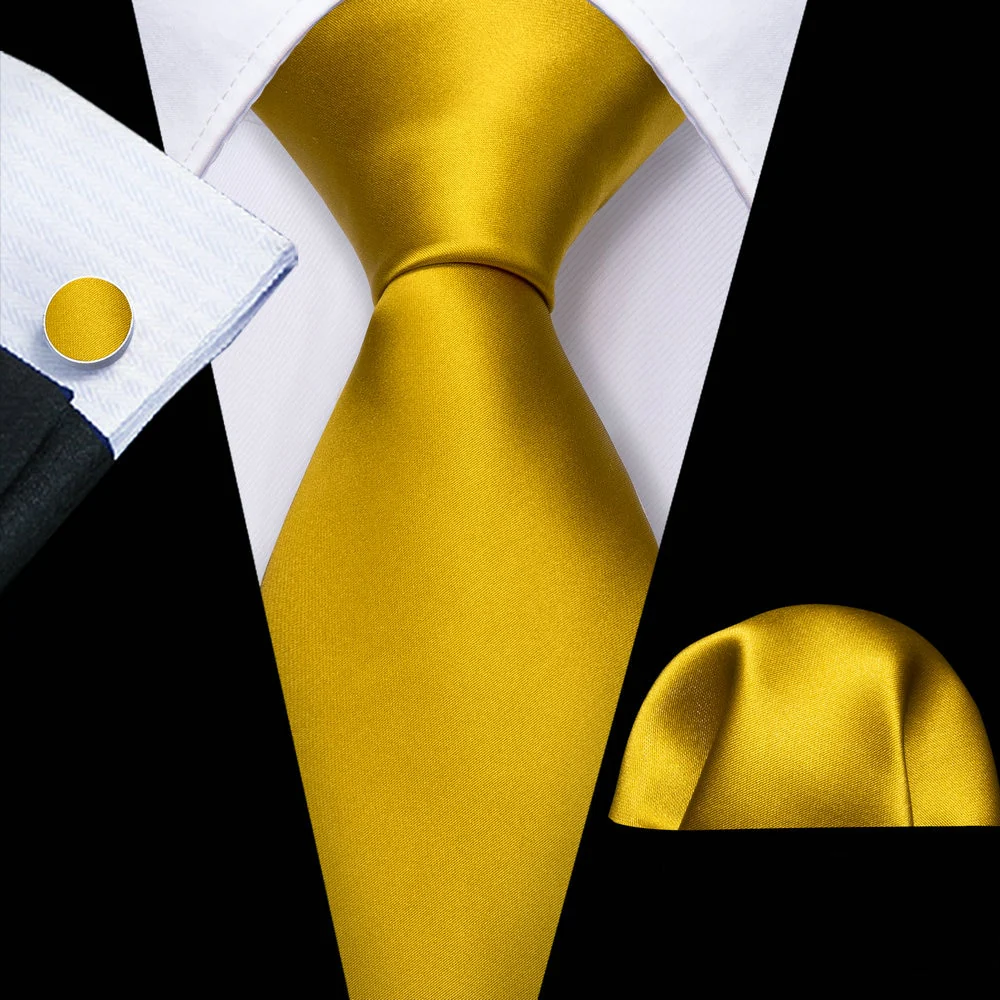 Retro Orange Floral Men Tie Set Silk Jacquard Necktie Wedding Business Handkerchief Cufflinks Tie Barry.Wang Designer FA-5346 - Image 37
