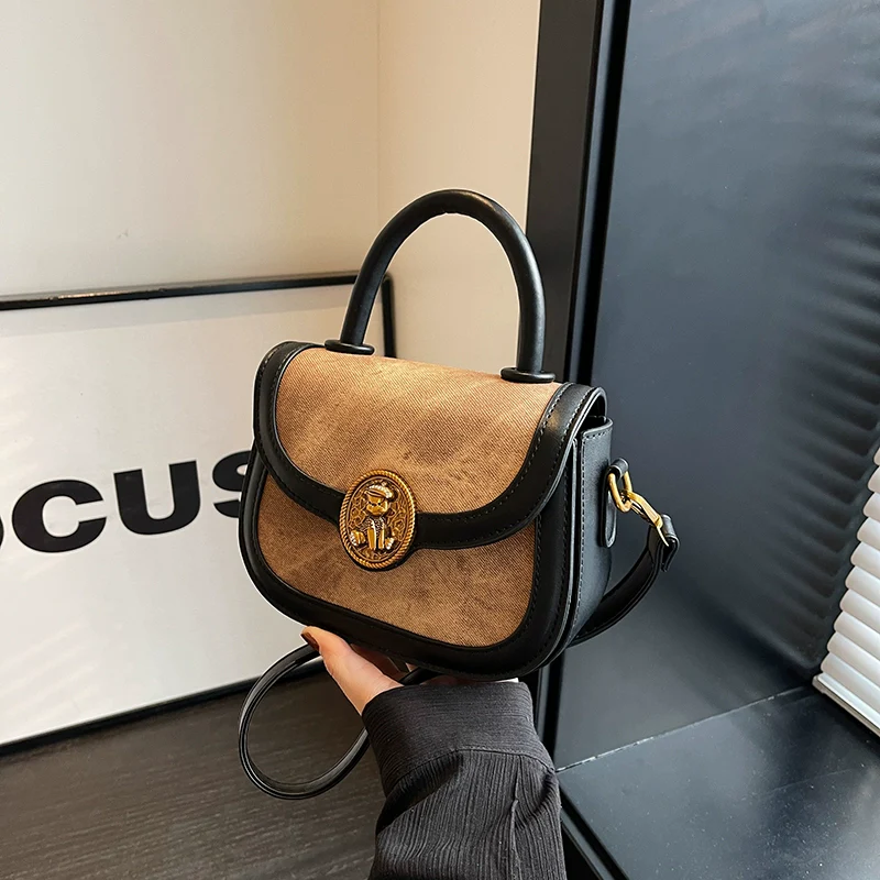 Retro Women's Fancy Fall and Winter Satchel Crossbody Bag - Image 6