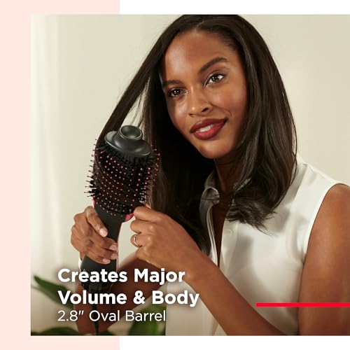 REVLON One-Step Volumizer Original 1.0 Hair Dryer and Hot Air Brush, Black - Image 12