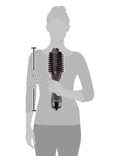 REVLON One-Step Volumizer Original 1.0 Hair Dryer and Hot Air Brush, Black - Image 2